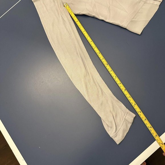 Cache Grey Polyester Size 10 Open Cardigan Pleated Front / Long Sleeve - Picture 9 of 10